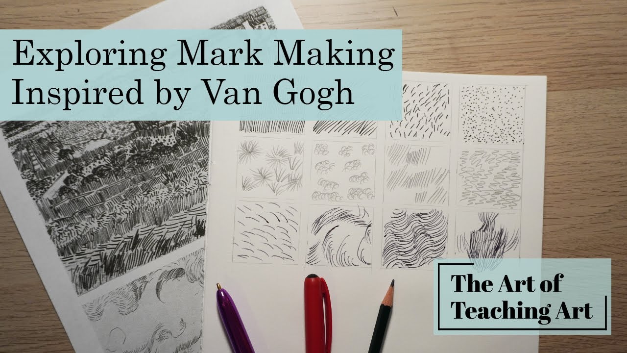 Exploring Mark Making Inspired by Van Gogh- Art Demonstration