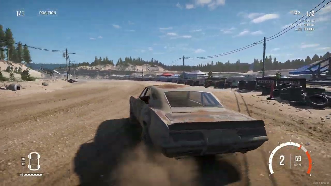 Wreckfest 2 (2026 03 05) - Hurricane (Chevrolet Camaro) - test drive