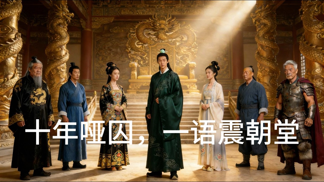 當外敵壓境、朝堂震動，無人能擋之時，這位沉默了十年的皇子，終於張開了久閉的雙唇——一句言靈，風起雲湧 ✨《十年啞囚，一語震朝堂》#逆襲爽漫 #古裝漫劇