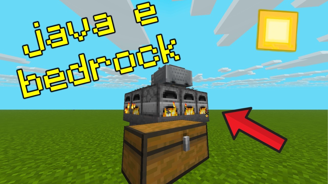tutorial de como fazer uma farm automatica de assar itens no minecraft