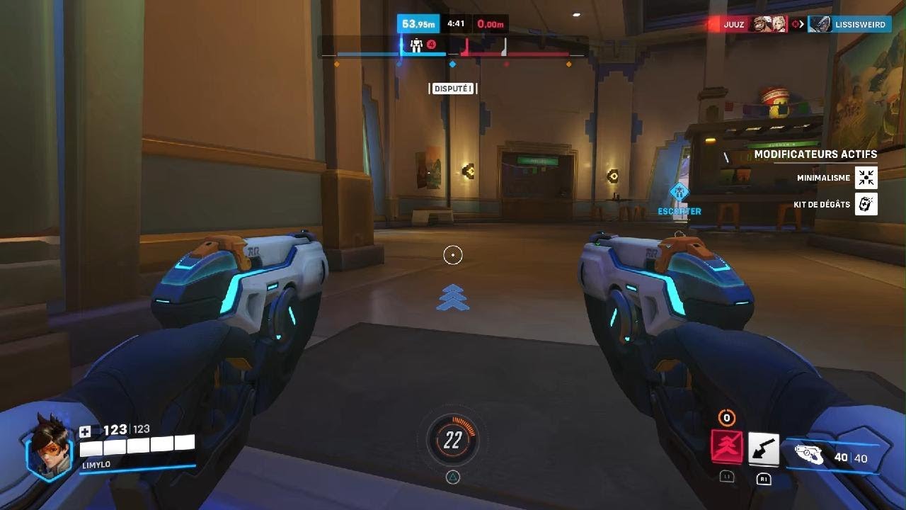 Overwatch partie arcade avec zenzen
