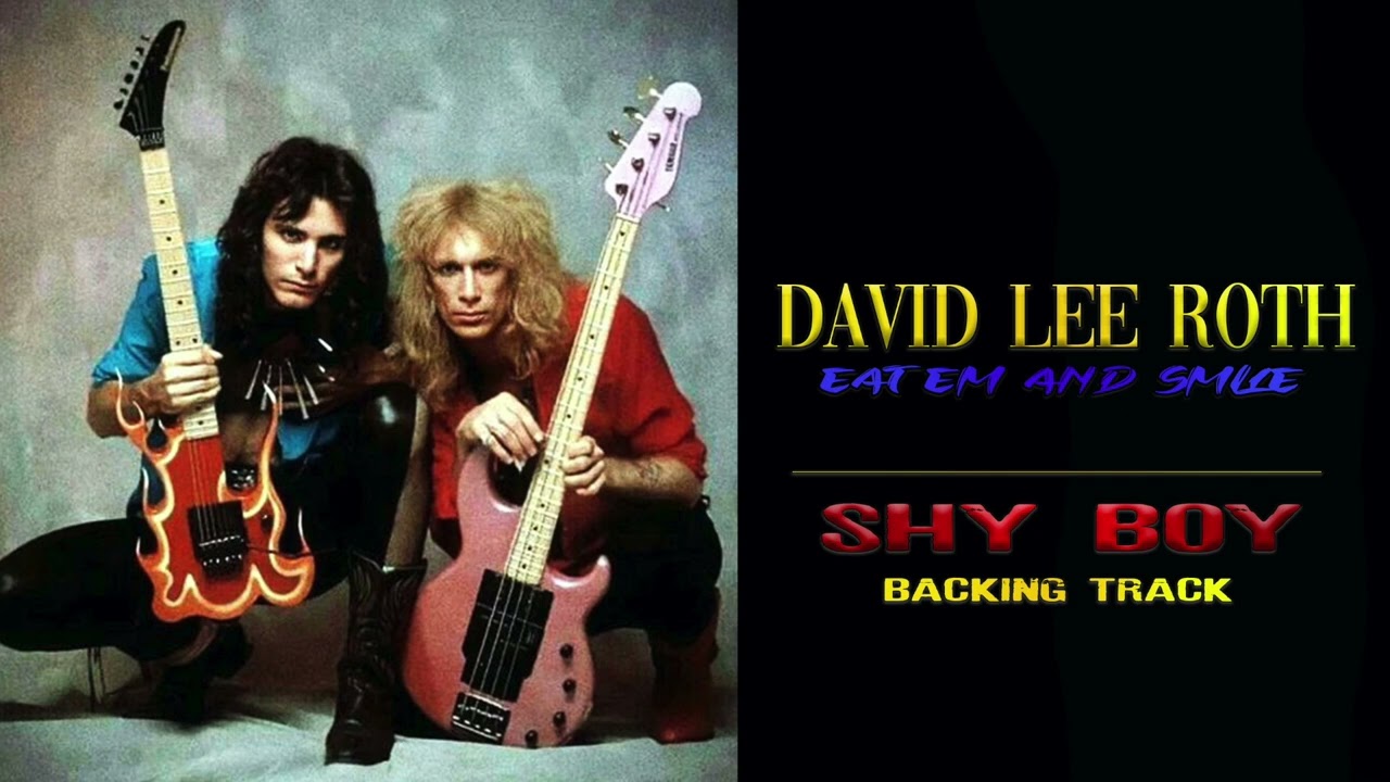 David Lee Roth - Shy Boy - Steve Vai - Guitar Backing Track with Vocals