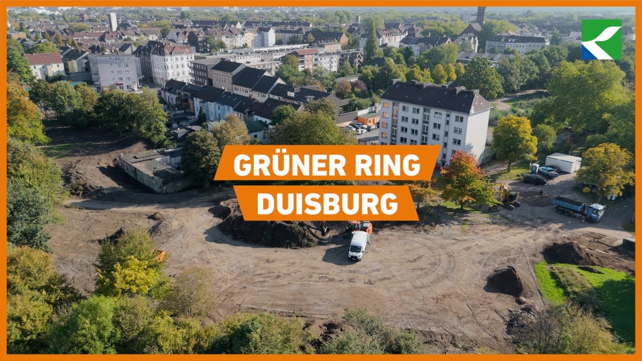Ein grünes Band zum RheinPark entsteht | Update | Grüner Ring Süd in Duisburg
