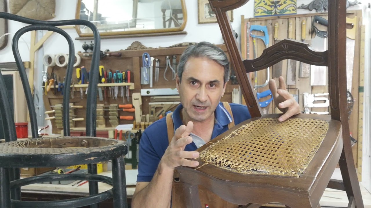 Restauración asiento de rejilla. Dudas