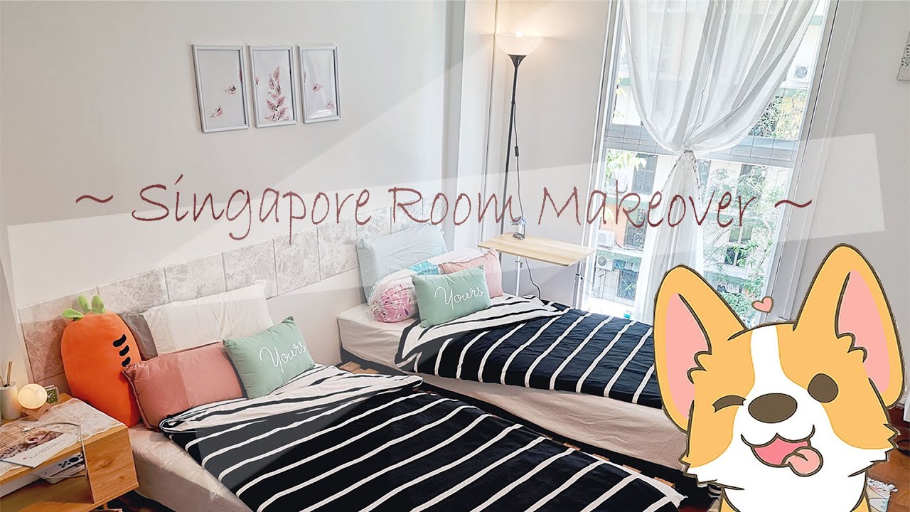Singapore HDB Room BUDGET Makeover!!