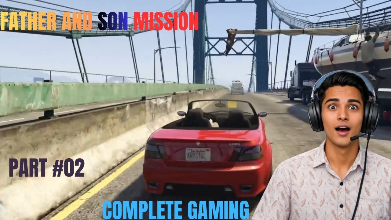 GTA 5 Second Day Gameplay 🔥 | Father & Son Mission Complete 😱 | Full Action Hindi