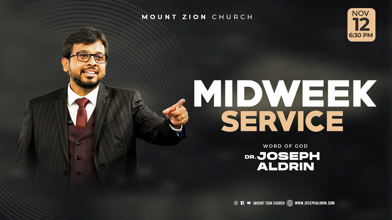 Deeper secrets of Faith (Part 1) | Midweek Service | Dr. Joseph Aldrin | 12-11-2025