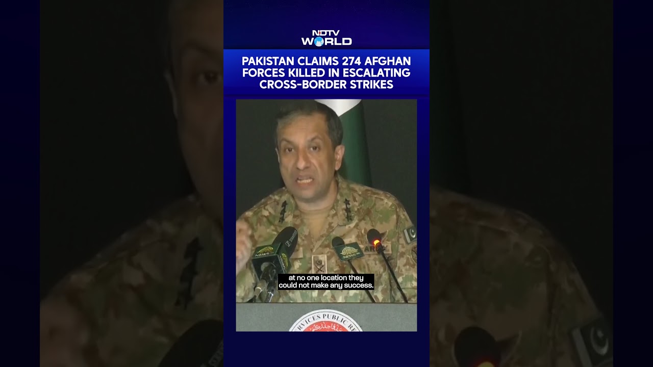 Pakistan Claims 274 Afghan Forces Killed In Escalating Cross-Border Strikes