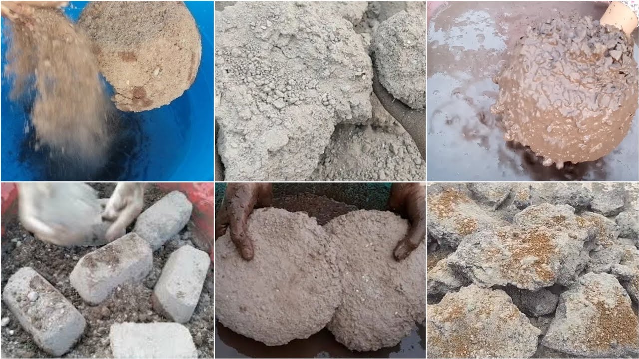 Mini clips of Different dusty Texture crumbling ♥️🔥💦 Crunchiest sounds satisfying Video💯🎶