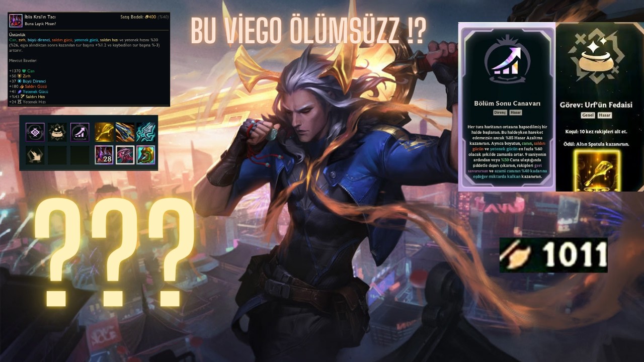ÖLÜMSÜZ VİEGO BUİLDİ!! 1.OLDUK MU ??? | ARENA LOL