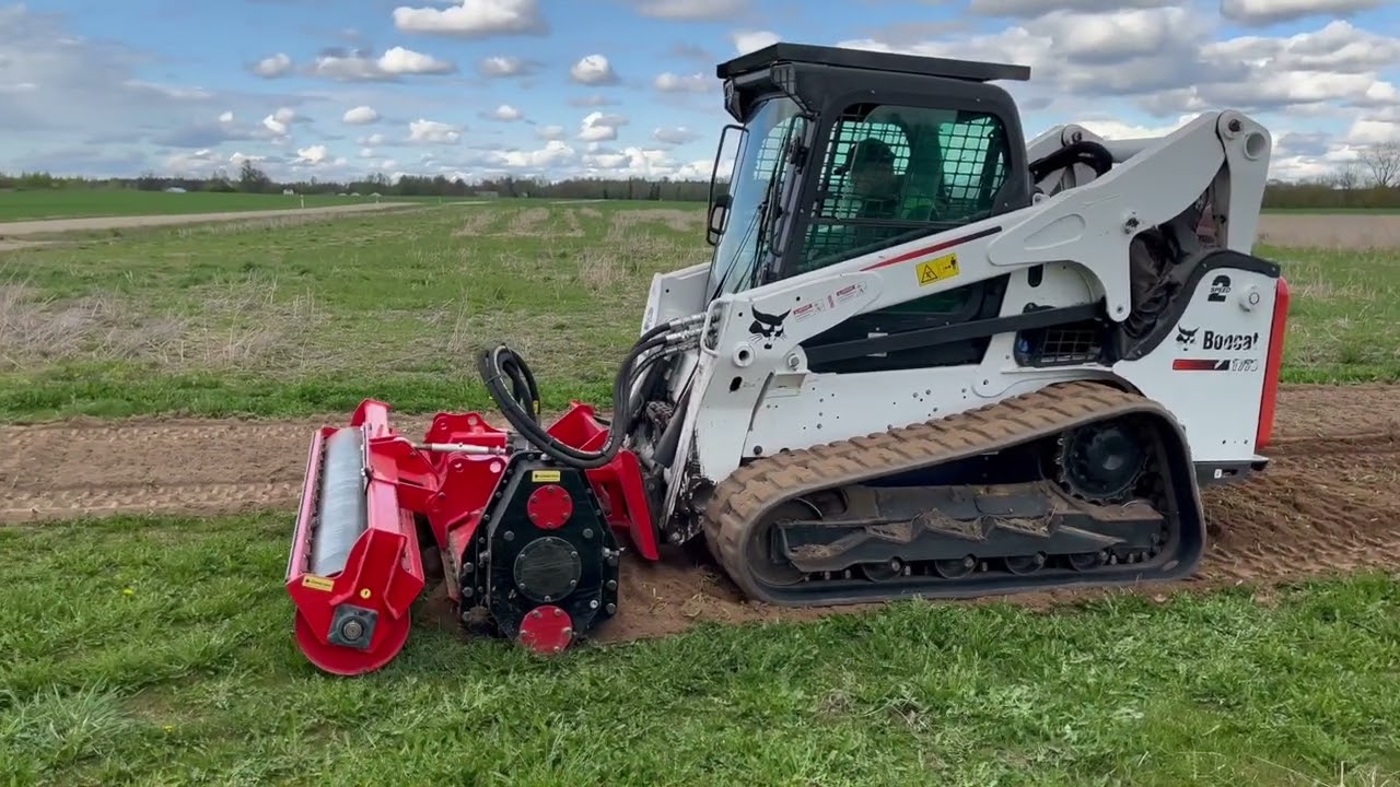 Real Time Speed of CONETEKS 2.13SF stump and root system grinder attachment
