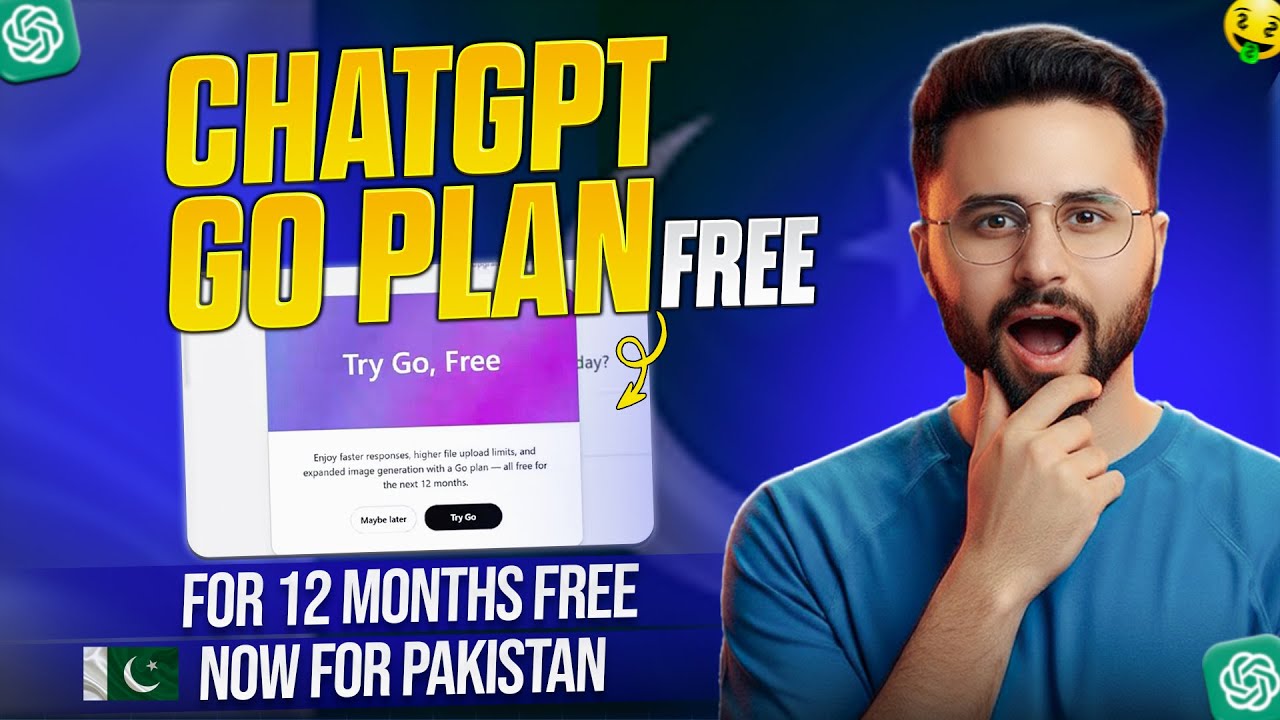 How To Get ChatGPT Go Plan Free For 12 Months Now In Pakistan | Get Before its Too Late
