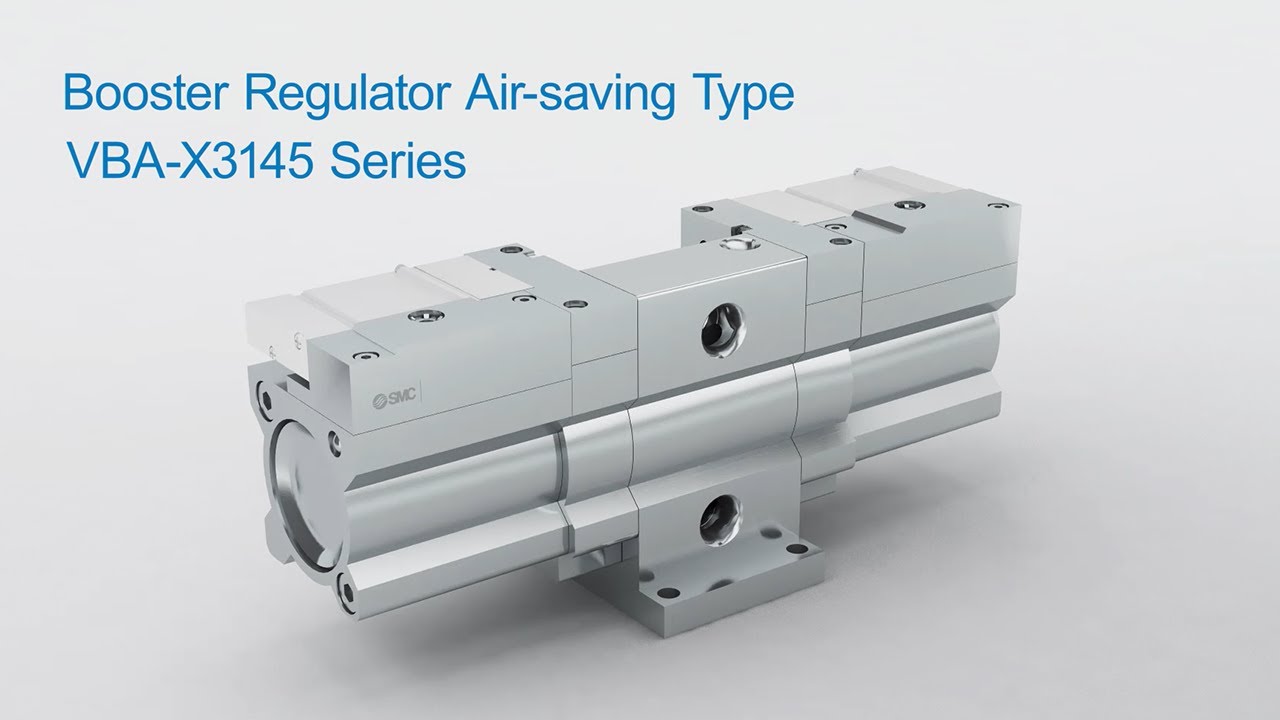 SMC's Low Air Consumption Booster Regulator VBA Series