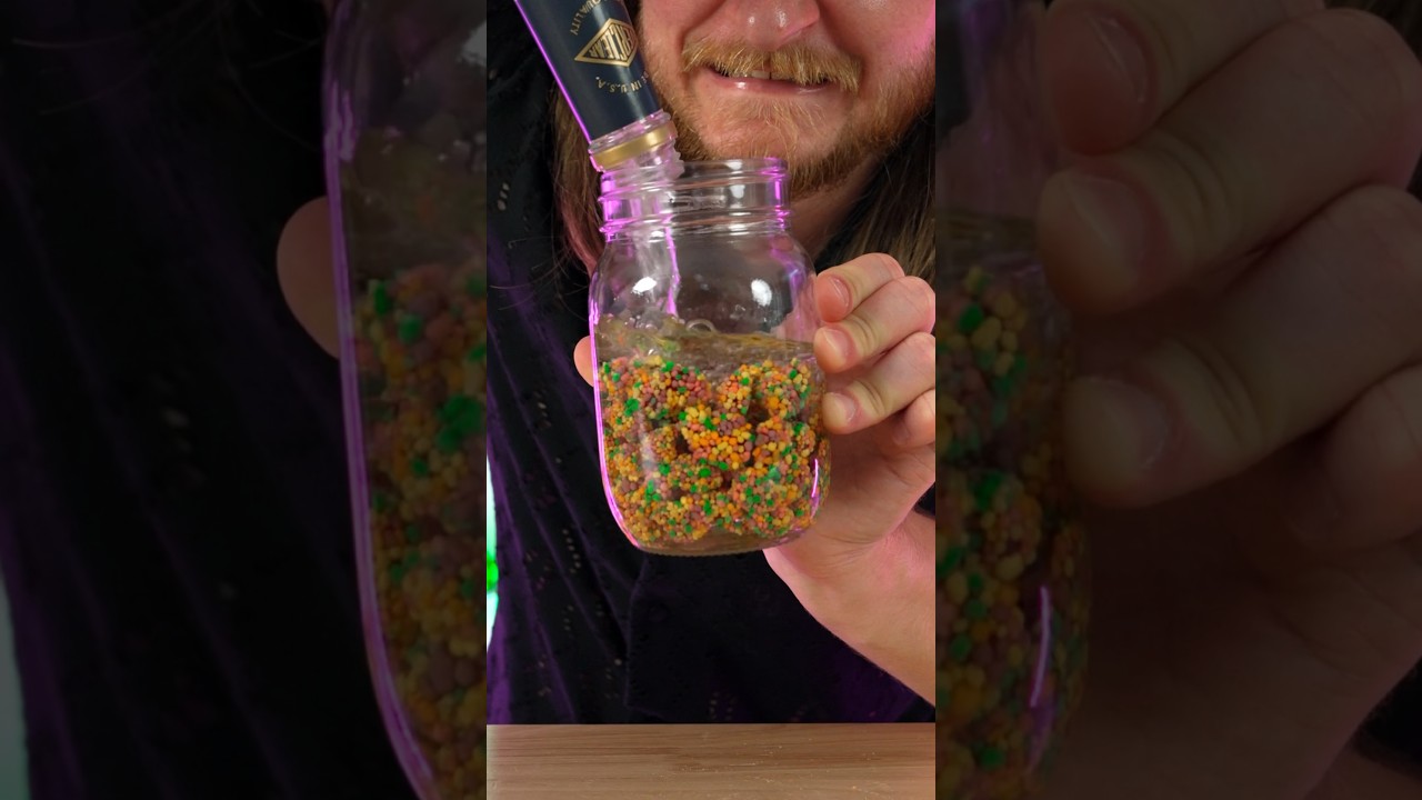I left Nerds Gummy Clusters in Everclear