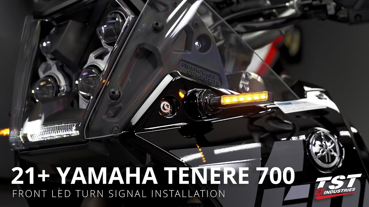 How to Install LED Front Pod Turn Signals on 2021+ Tenere 700 by TST Industries