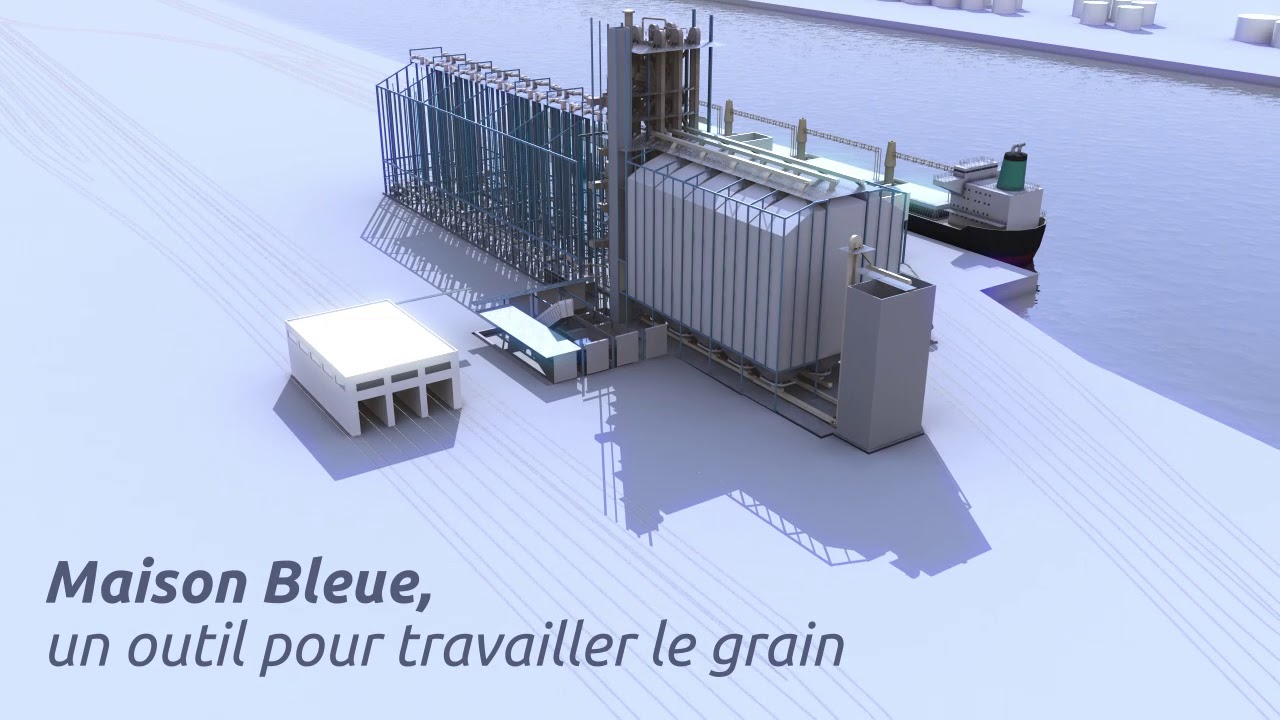 Silo Portuaire Maison Bleue - Rouen - Groupe BZ