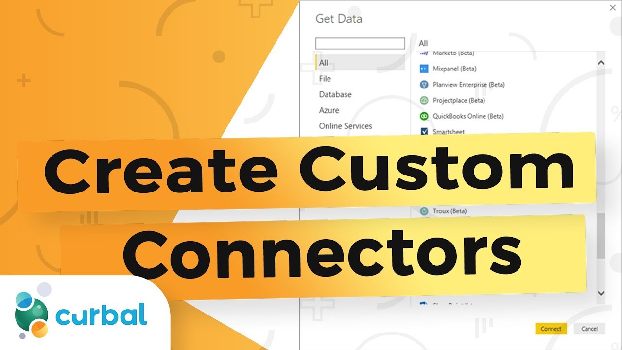 Create custom connectors in Power Bi