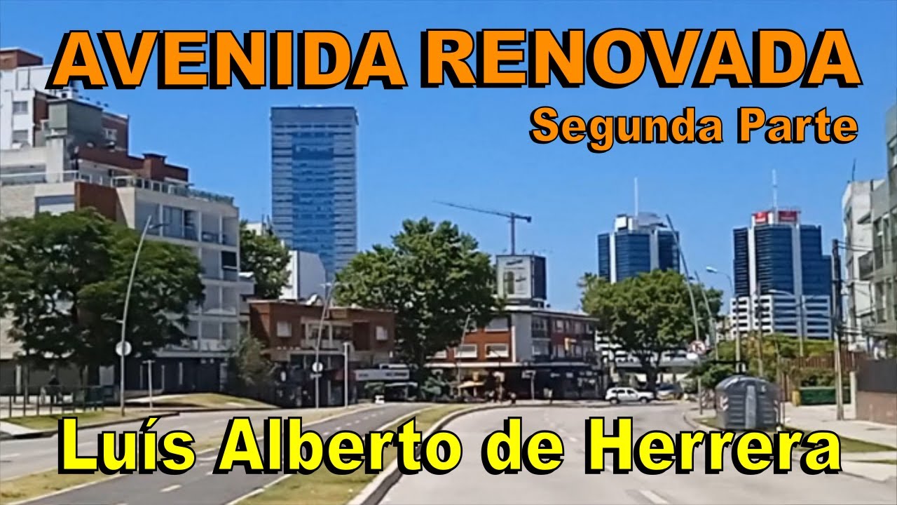 Renovación de la Avenida Luís Alberto de Herrera #Montevideo #Uruguay
