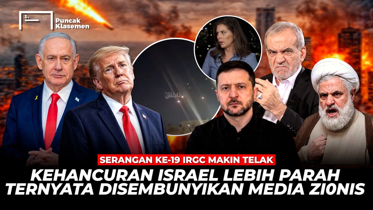 Reporter Dilarang Tampilkan Kehancuran di Tel Aviv “IRON DOME Israel Dihancurkan” Trump Mau Dibnuh