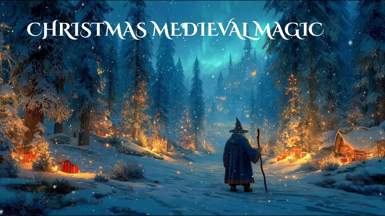 Рождественская Средневековая Музыка 🎄 Погрузитесь в Волшебное Зимнее Царство Эльфов и Древних Коро..