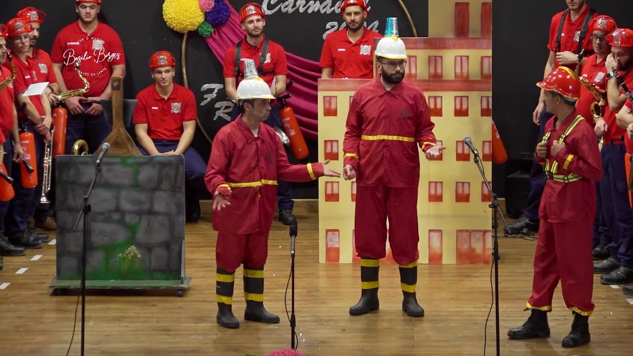 A Bombaria - Dan&ccedil;a De Pandeiro Dos Rapazes de S&atilde;o Bartolomeu-Carnaval 2024 na Terceira em St&ordf;B&aacute;rbara