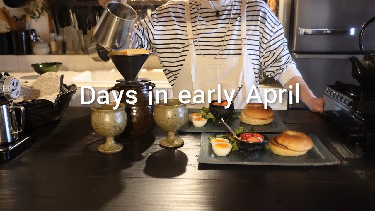４月上旬の日々あれこれ！*日曜日の朝ごはん*My Birthday*息子が帰ってきた日*Waffleでおやつ時間