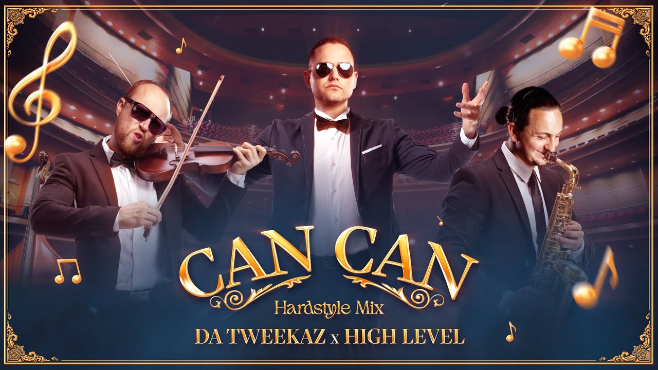 Da Tweekaz x High Level - Can Can (Hardstyle Mix) (Official Visualizer)