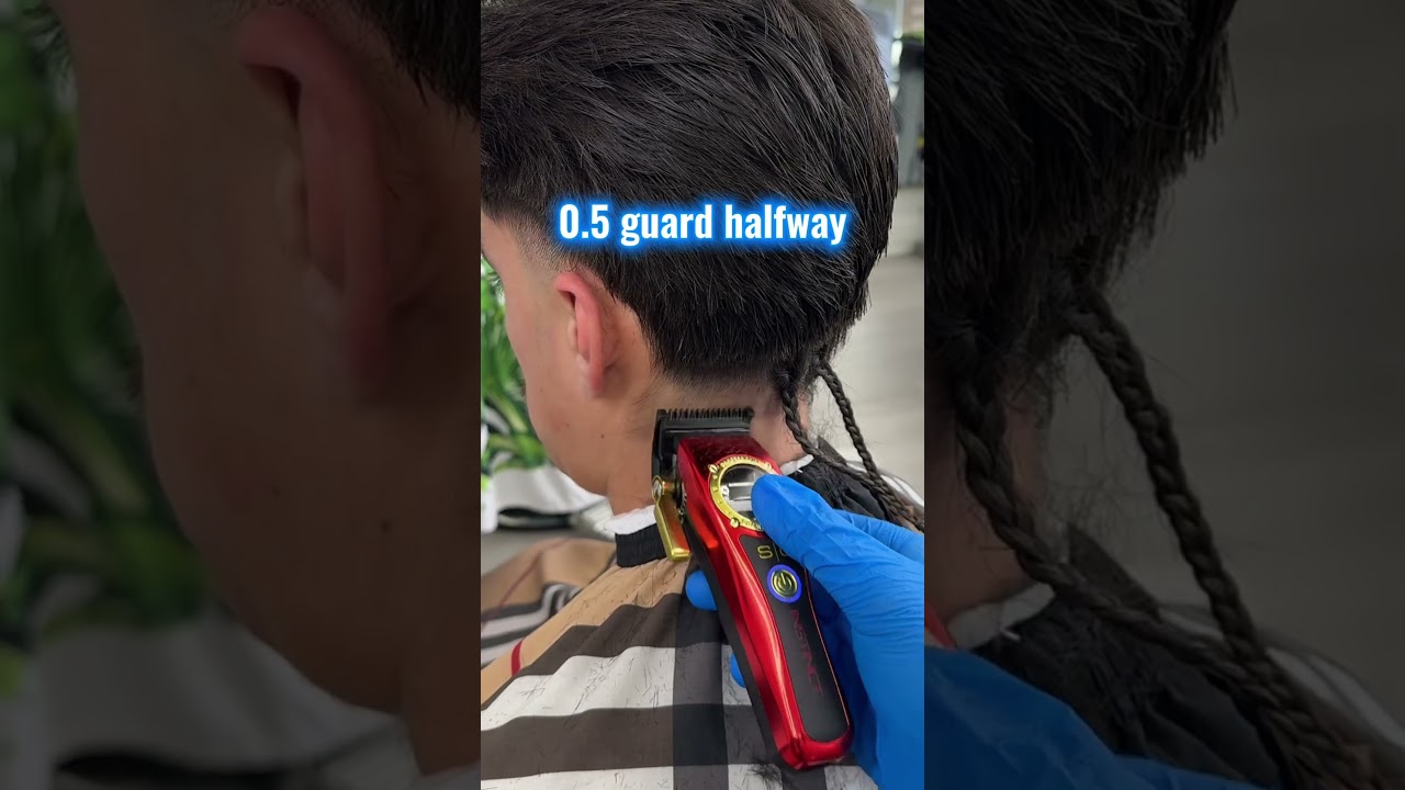 Rat Tail Taper Tutorial ✏️ #beasty_cutz #sanmateobarber #taperfade #rattail #barbertutorial