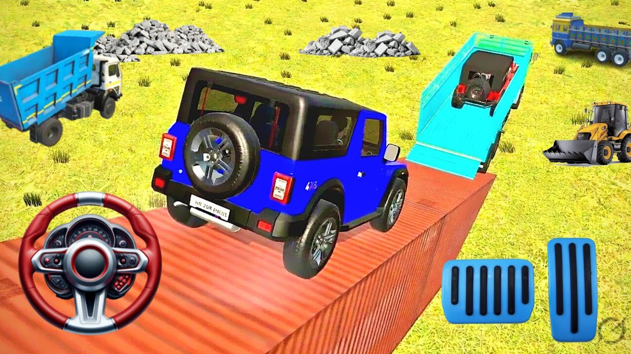 😱Heavy Loading Challenge🔥 Truck Mein pajero + DJ Setup | Ultimate Gaming Fun 🤣 #dj #tractor