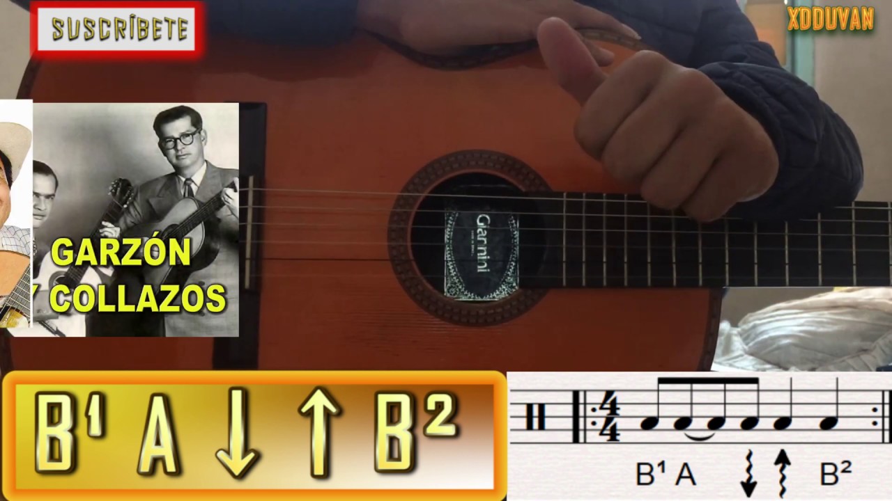 Ritmo de DANZA COLOMBIANA   en guitarra- ¿Cómo tocar el ritmo de Danza  en guitarra?