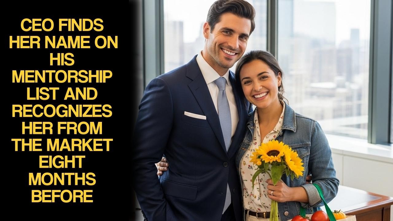 CEO Finds Her Name On His Mentorship List And Recognizes Her From The Market Eight Months Before
