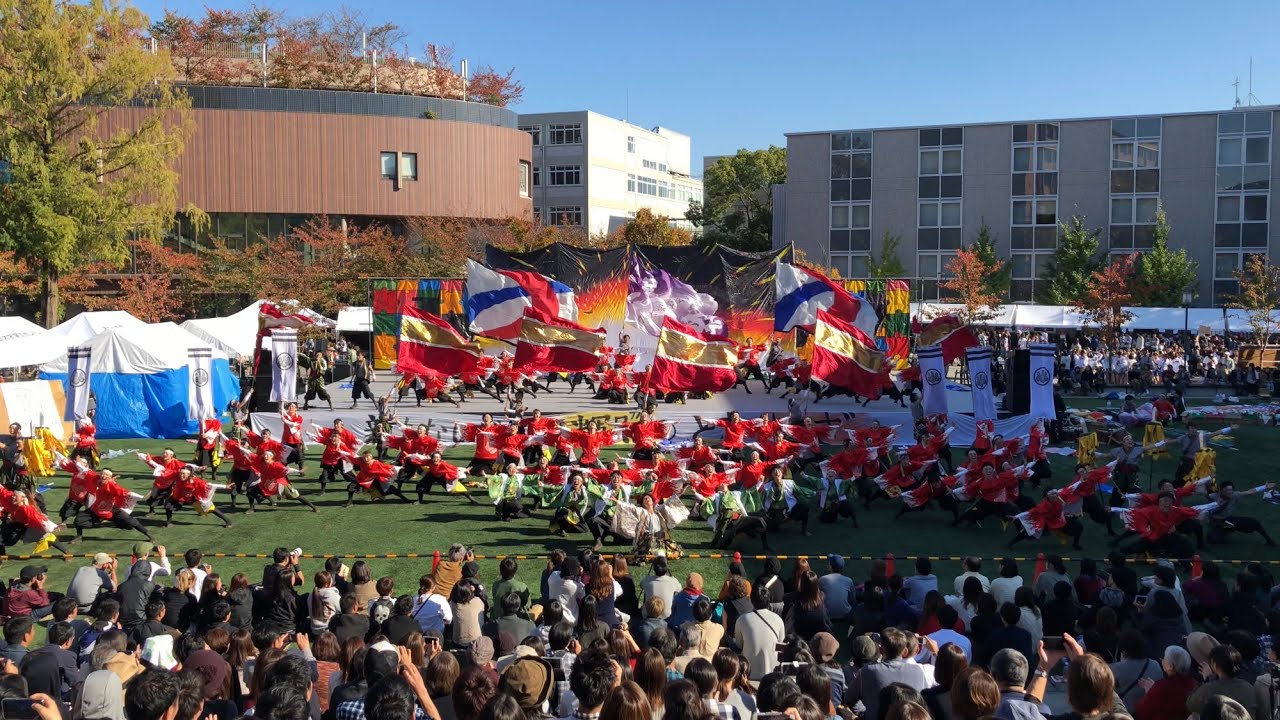 【2160p4K】2018/11/03 関西大学学生チーム''漢舞'' いざ、 関西大学統一学園祭 悠久の庭 中央ステージ 後点