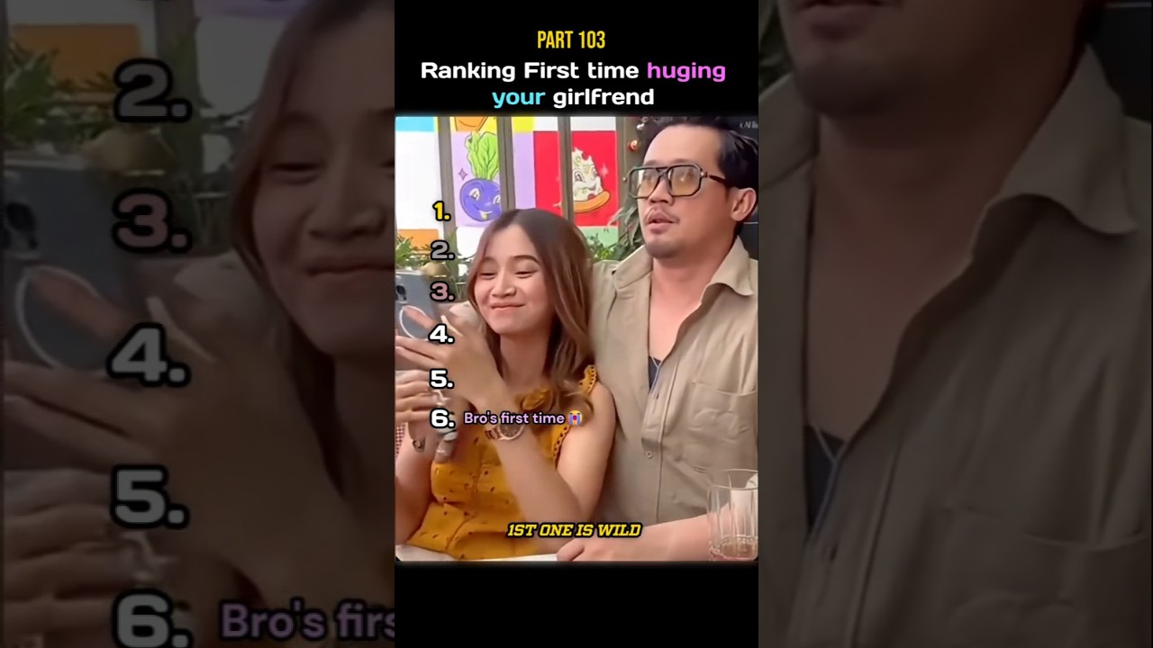 Ranking First time hugging your girlfrend moments🫃