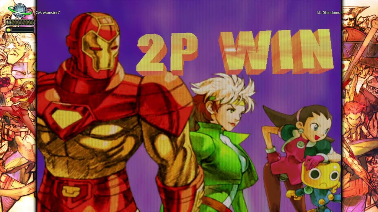 MvC2- CM-Monster7 vs SC-Shindomoh