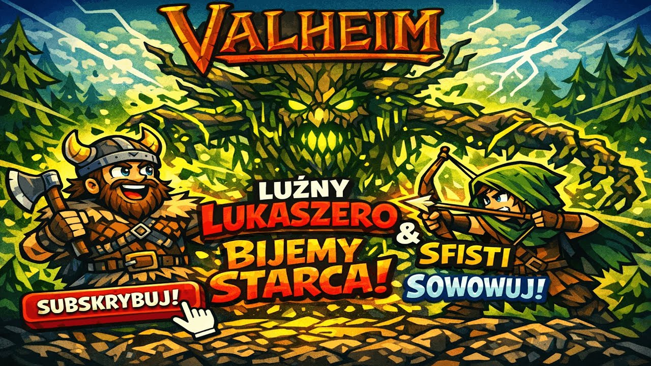 Saga Wikingów #5 - Wyzywamy na pojedynek Starucha xd ! 🔴#nażywo  #valheim /  @sowowuj @Sfisti