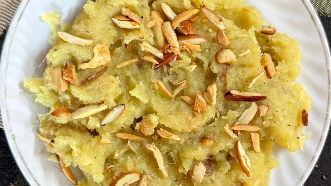 Mahashivratri special શક્કરિયાં નો શીરો 😍😋