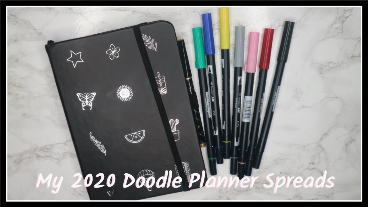 Spreads I Added To My AmandaRachLee Doodle Planner | NaturallyAds
