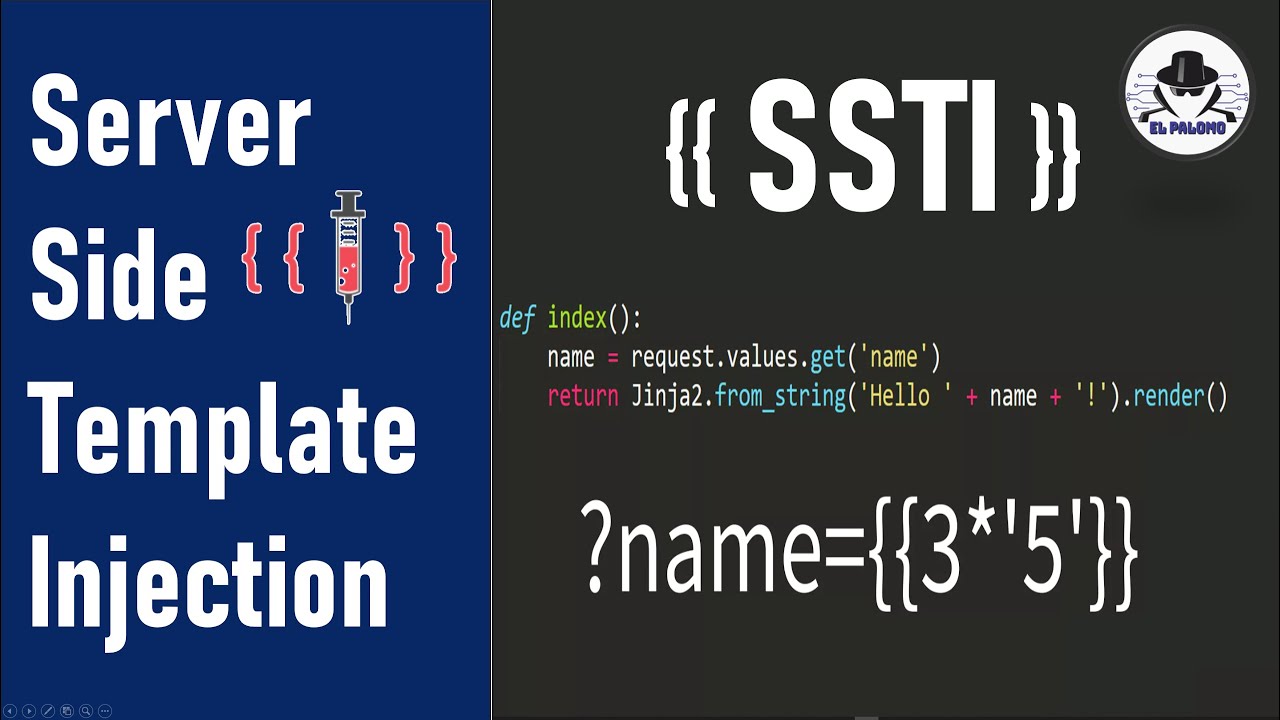 Server Side Template Injection (SSTI)  - Explicado desde Cero (Español)