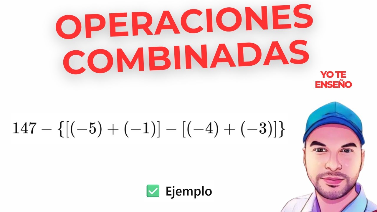 Operaciones combinadas con números enteros |suma, resta, multiplicación, división| Lucho profe