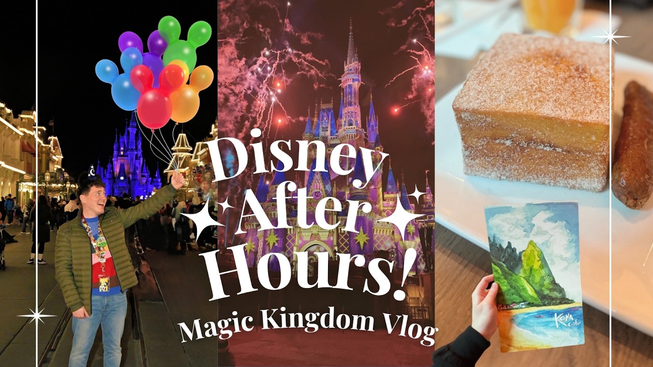 Magic Kingdom After Hours Event! 🌙 ✨ Walt Disney World Solo Trip Vlog! 🏰