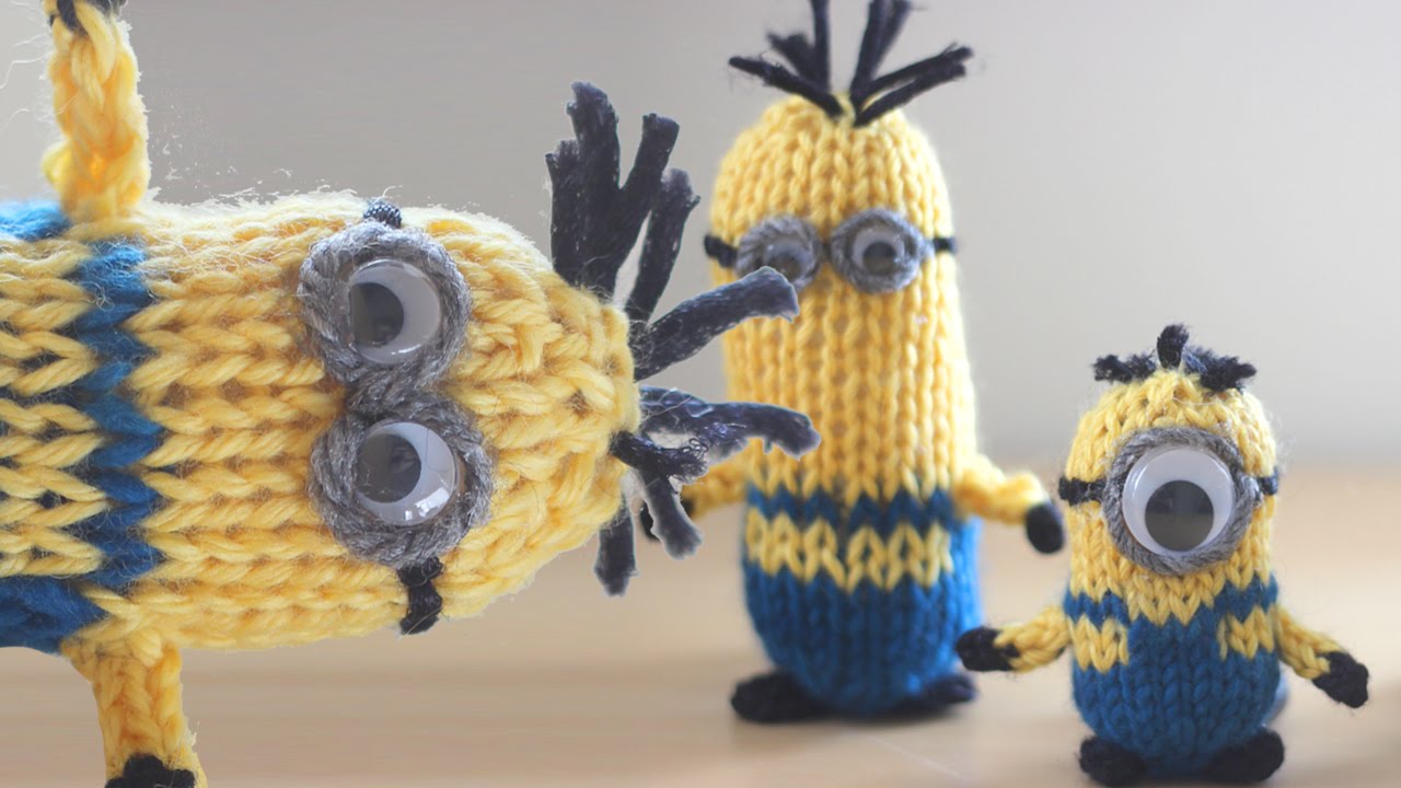 How to Knit a MINION