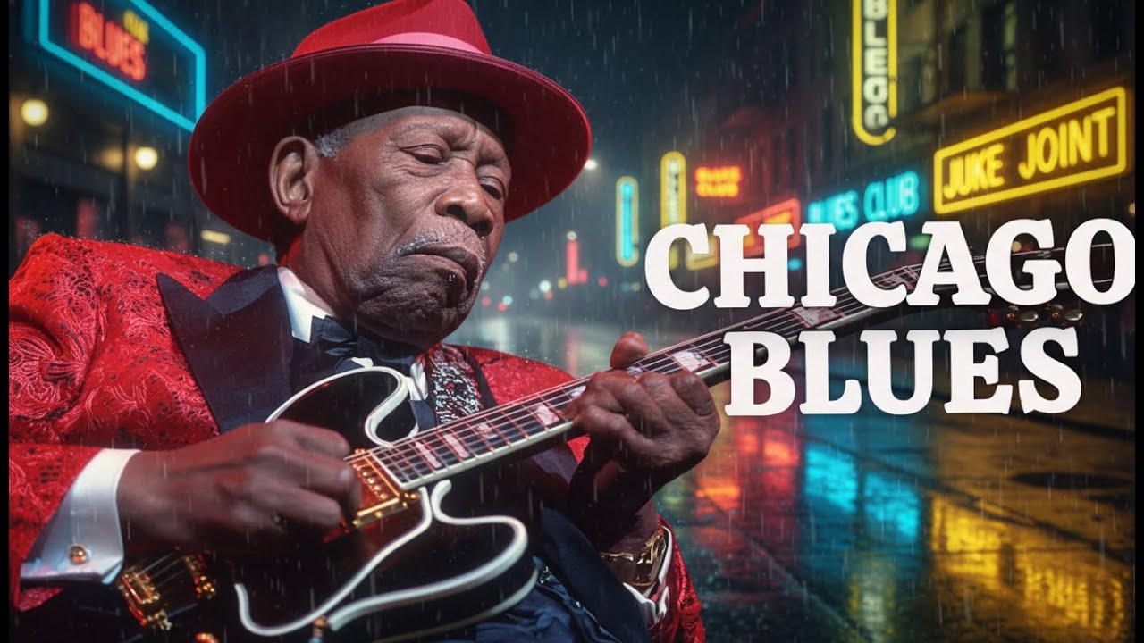 Relaxing Blues Sound Guitar Music for Night Relax