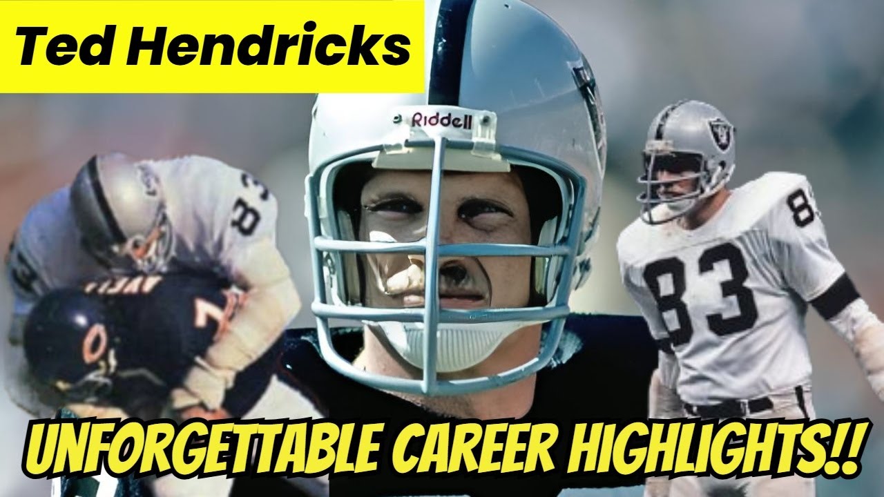 Unforgettable TED HENDRICKS NFL Hall of Fame Career Highlights!