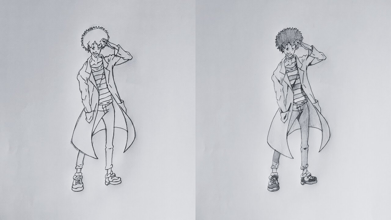 How to Draw Viktor Licht from Fire Force &mdash; Full Character Sketch Tutorial