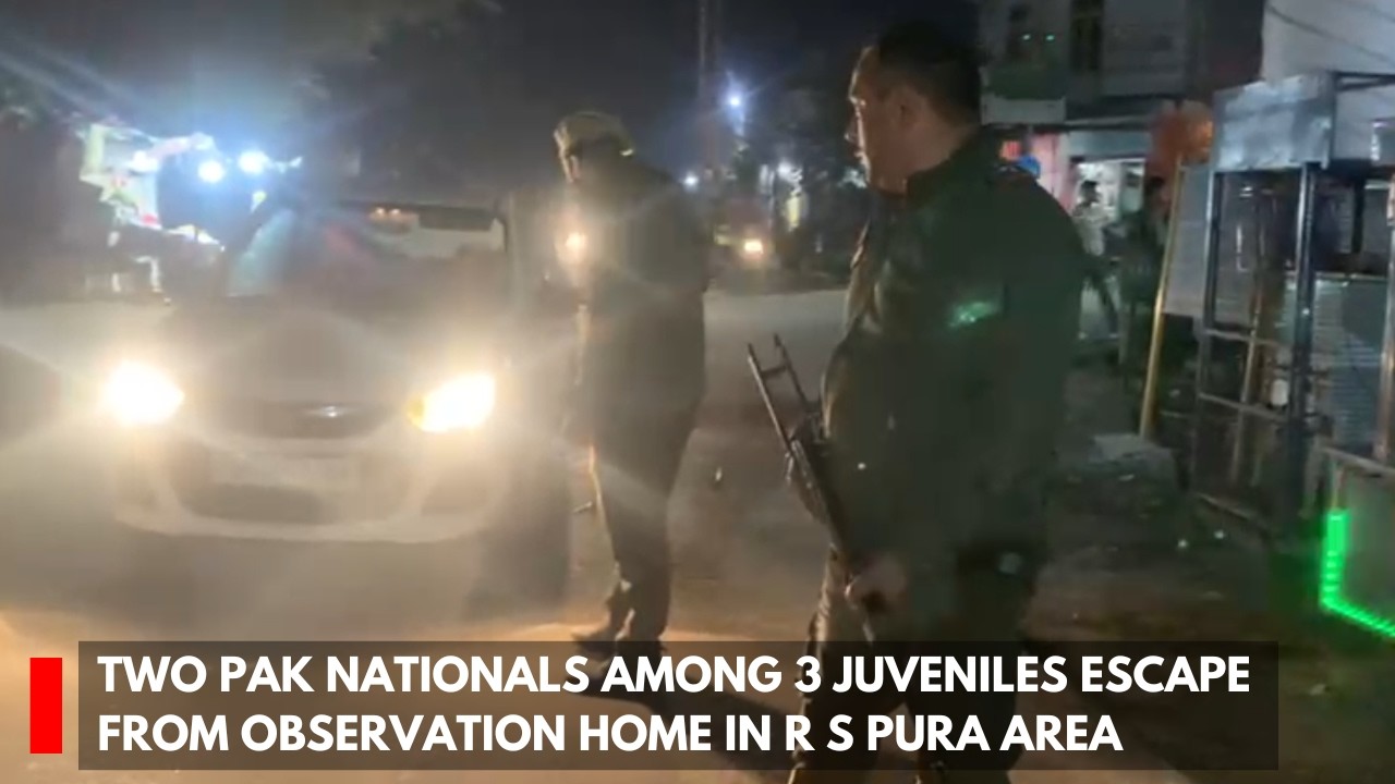 Two Pak nationals among 3 juveniles escape from observation home in R S Pura area