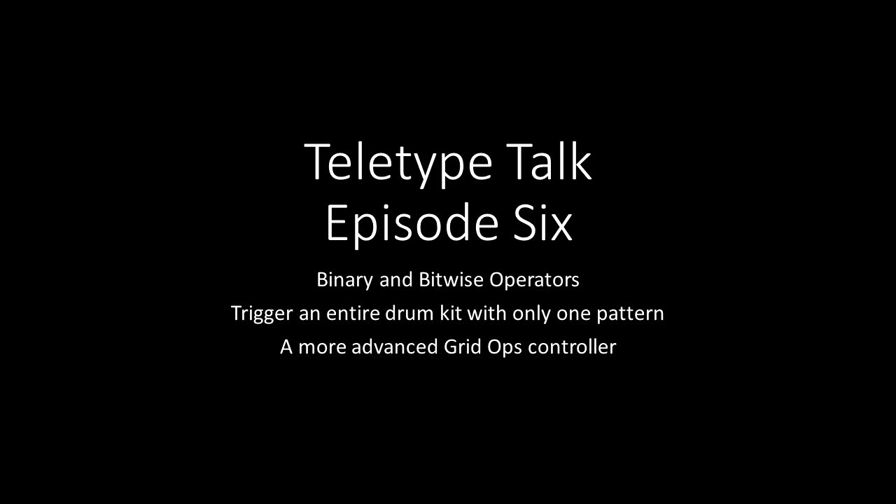 Teletype Talk Episode Six