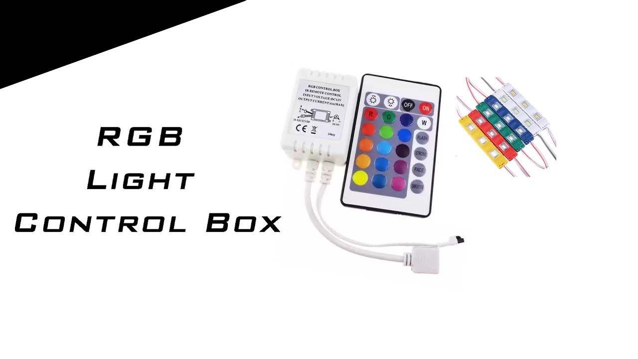 RGB Light Control Box Project | M Tech.lk