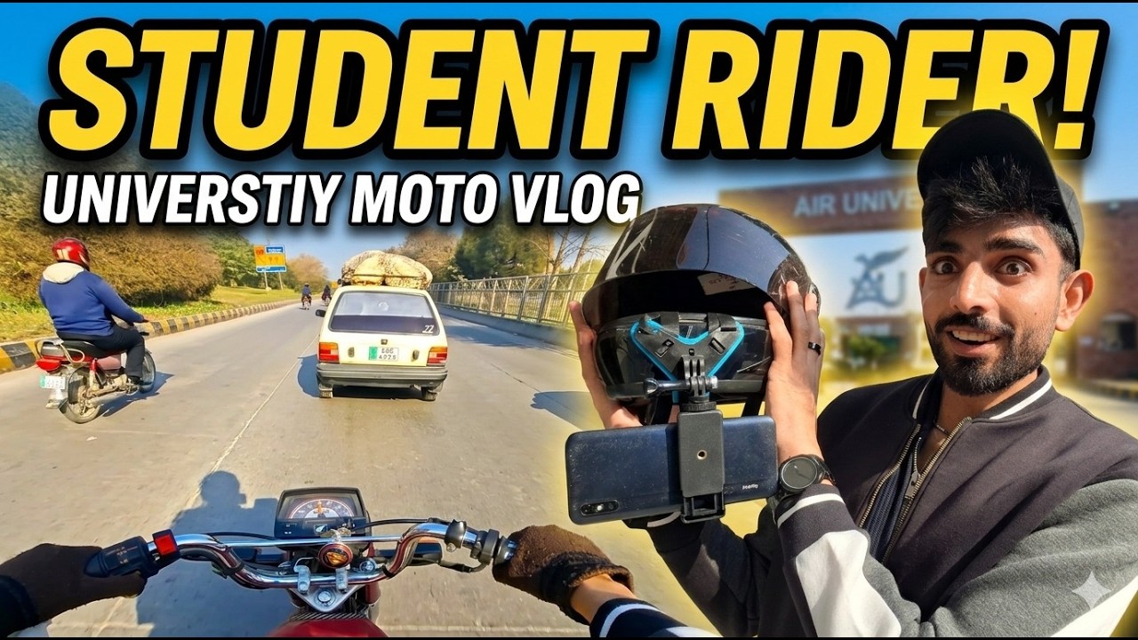 My First Ever Moto Vlog to Air University… I Wasn’t Ready 😳