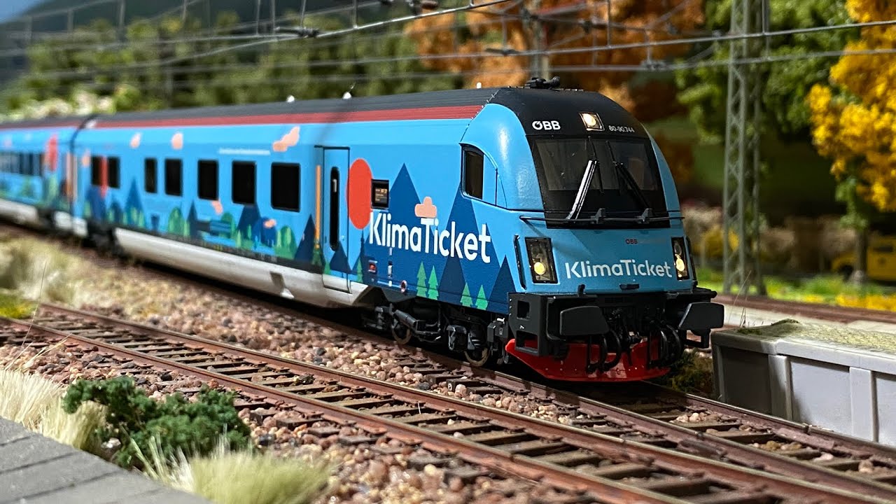 Klimaticket unterwegs in Engelhop - BR 1116, RailJet, Klimaticket