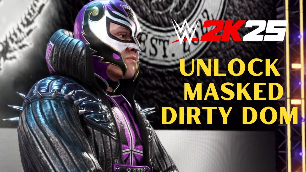 WWE 2K25 - How to Unlock Masked Dirty Dom